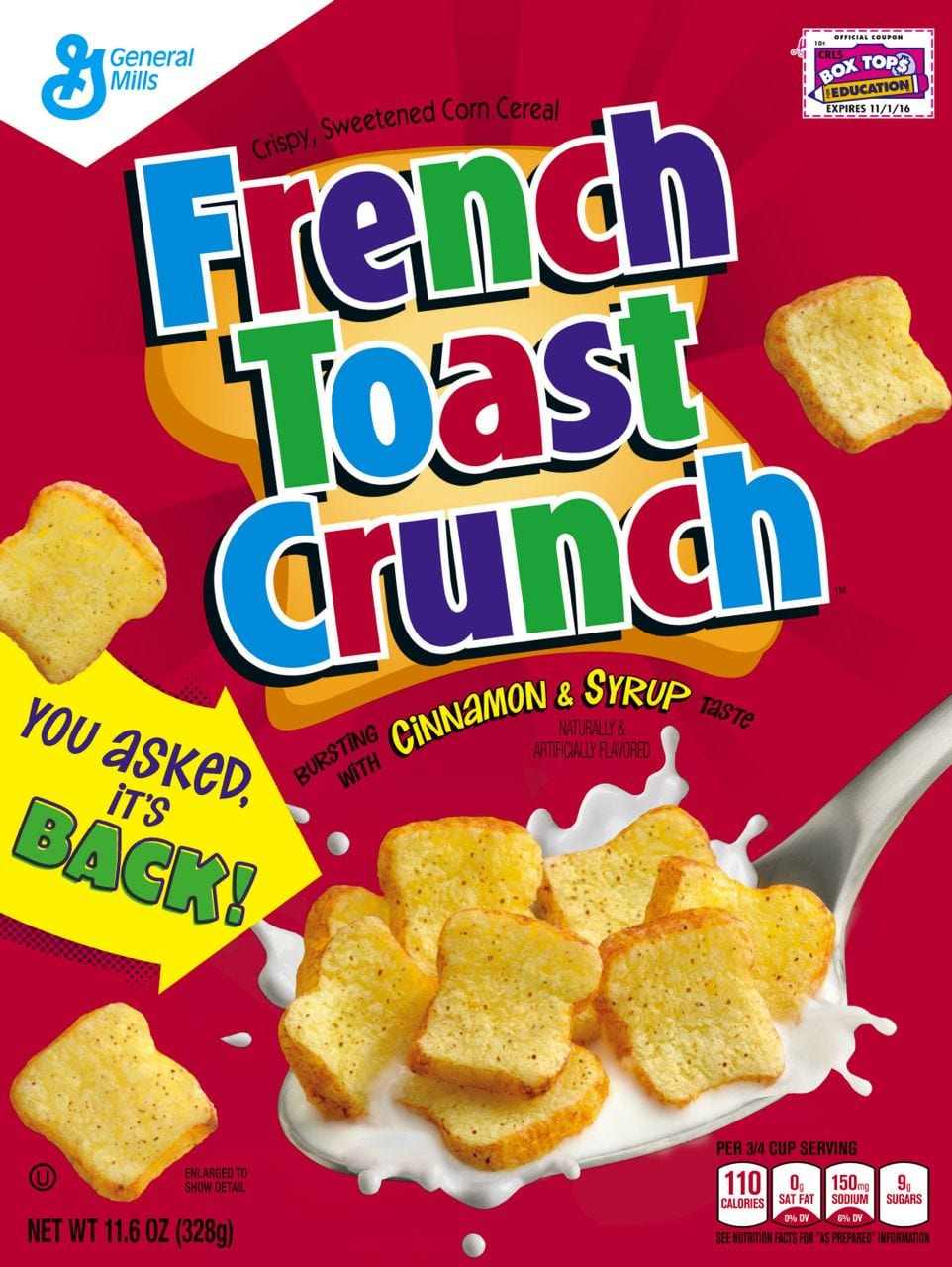 Cereal Throwback French Toast Crunch Is Back Incitrio