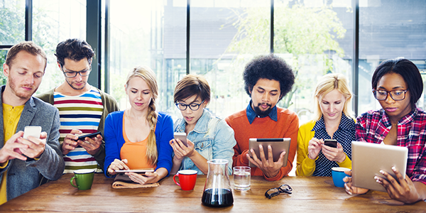 Millennials with Technology