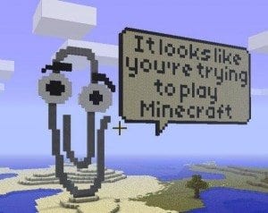 Clippy Minecraft Parody
