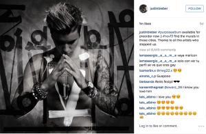 Justin Bieber's music marketing campaign makes impact